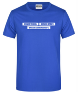 T-Shirt "Unser Verein..." blau