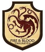 BLASON FIRE & BLOOD thiomé