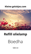 Boedha ( oranje 1 e serie) voor de olielamp