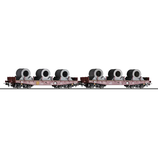 Tillig 502234 H0 Schwerlastwagenset, beladen mit Coils der DBAG