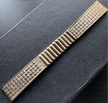 商品名★Bulova Accutron Gold Watch Metal Band Bracelet 17.5 mm★
