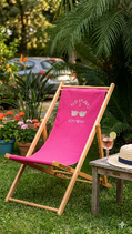 Toile transat fuschia