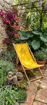 Toile transat jaune