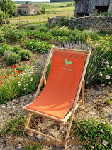 Toile transat orange
