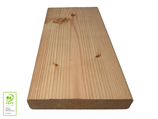 Kanadische Douglasie, Terrassendielen, 27x143x4000 mm, KD, glatt/glatt, 3 Stück pro Packung