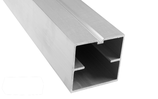 Aluminium Unterkonstruktion "x-strong" für weite Abstände, 60x60x4000 mm, blank