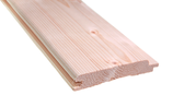 Fichte, Profilholz, Softline-Profil, 14x121x4500 mm, unbehandelt, A-Sortierung, 6 Stück pro Packung (3,27 m2)