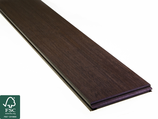 Moso Bambus, Terrassendielen, 20x137x1850 mm, thermobehandelt, fein/glatt, roh/unbehandelt, seitlich genutet, 5.55 Laufmeter pro Packung