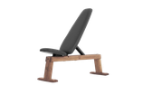 WeightBench Chêne Vintage Cuir Véritable
