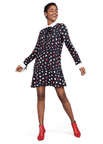 Rugbykleid mit Herzchenprint von RIANI