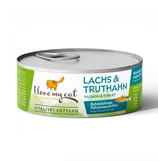 I love my cat Nassfutter mit Lachs & Truthahn, 6 x 100g