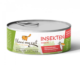 I love my cat hypoallergenes Nassfutter mit Insekten 6 x 100g