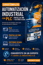 Curso de capacitación de PLC, HMI y SCADA por ZOOM