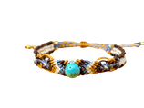 #326Cappadocia accessory（ターコイズ・トルコ石　マクラメ編みブレスレット）