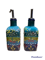 Öl- & Essigflasche (eckig)