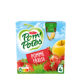 POM POTES POMME FRAISE x4