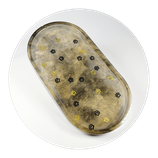 Pfötchen Schale Graubraun