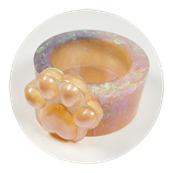 Teelichthalter Bronze