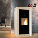 Termostufa a pellet Cola Rock avorio