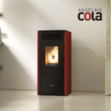 Stufa a pellet Cola Smart bordeaux
