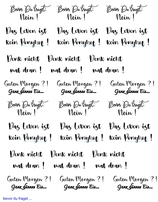 3D Rubon - Texte " Bevor du fragst"