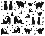 3D Rubon - Hunde & Katzen Silhouetten