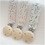 Chewies & More - Attache tétine tissus Leaves