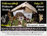 Volksmusikheft 28    Weihnacht – Advent – und Kirchenmusik für Bläserquartett- Quintett