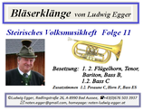 Volksmusikheft 11 - Bläserklänge