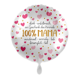 Folien Ballon 17" - 100% Mama