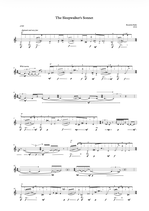 The Sleepwalker's sonnet, Digital Score