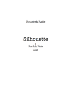 Score Silhouette for solo Flute - Digital Score (PDF)