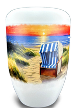 Naturstoffurnen mit Nordseemotiven