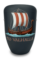 Naturstoffurne mit Valhallamotiv