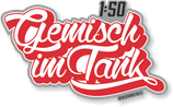 Sticker "Gemisch im Tank 1:50"