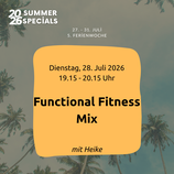 FUNCTIONAL FITNESS MIX Di 28.07.2026 / 19.15 - 20.15 Uhr