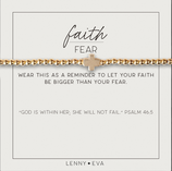 Faith Over Fear Bracelets