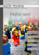 agile review 2015/02 Fü(h)r uns!