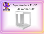 Caja para Taza 11 oz de cartón 180º