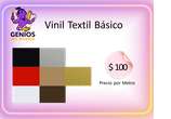 Vinil Textil Básico (Solicitar colores al vendedor) Precio por Metro.
