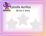 Estrella Acrílica