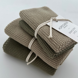 Set/2 vaatdoekjes olive + pebble