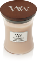 Woodwick candle vanille & seasalt medium