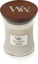 Woodwick candle warm wool medium