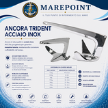 ANCORA TRIDENT INOX