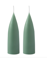 Dark Reseda Green Candle