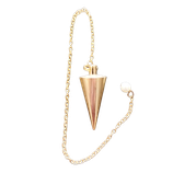 Pendule métal grand cône allongé