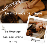 Massage asiatique dos cou crâne