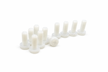 Rundkopfschraube Nylon M4x12mm, 10 Stück