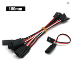 Servokabel 10 cm JR-Stecker zu JR-Buchse 5 Stück
